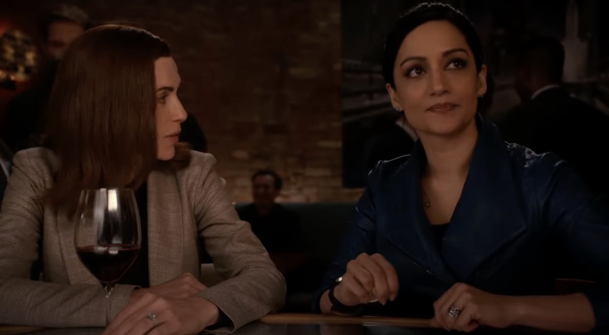 Julianna Margulies and Archie Panjabi in The Good Wife