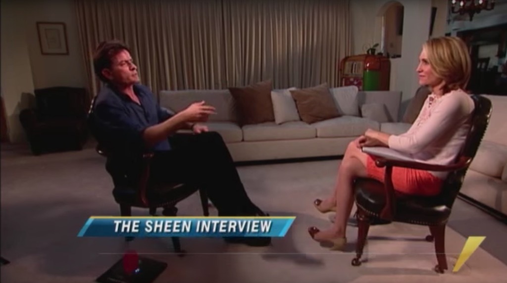 charlie sheen Outrageous Celebrity Interview