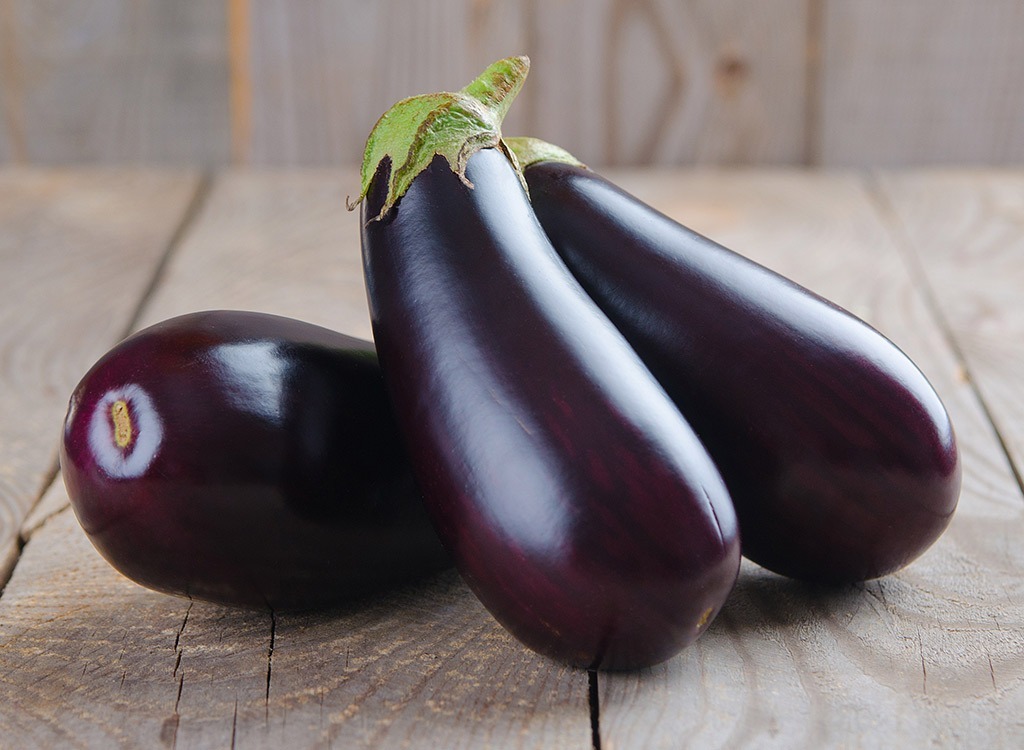 Three eggplant