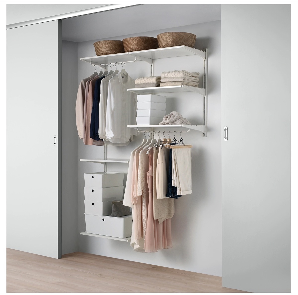 Ikea Closet Storage {Never Buy at Ikea}