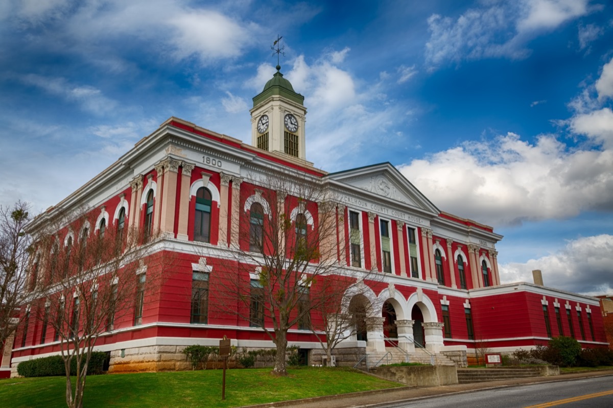 Historical Calhoun County Courthouse in Anniston, Alabama