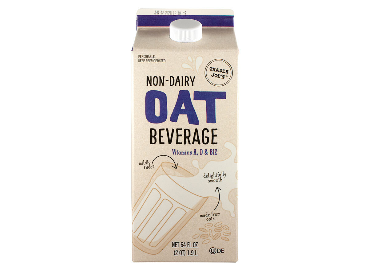 non dairy oat beverage trader joe's