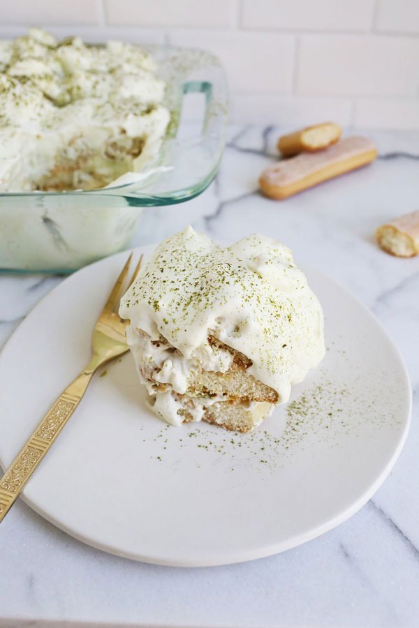 GREEN TEA WHITE CHOCOLATE TIRAMISU