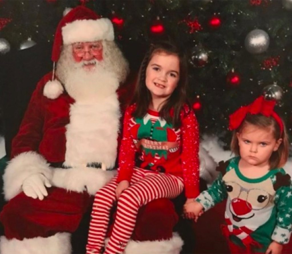 Kids with Santa funny kid photos