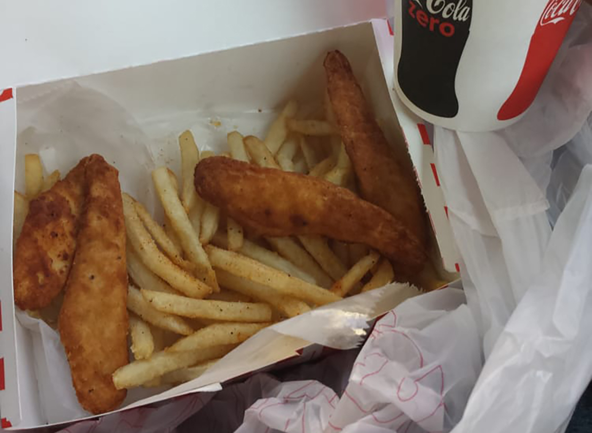 fried chicken and fries