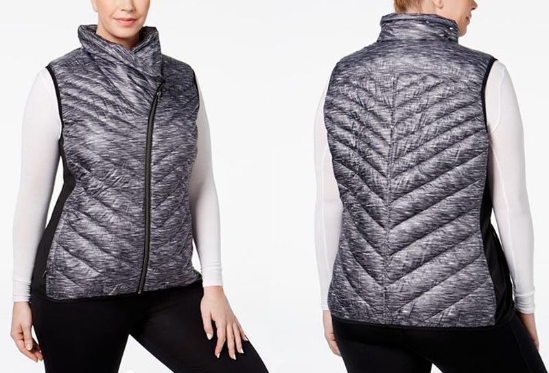 calvin klein performance wind-resistant down vest