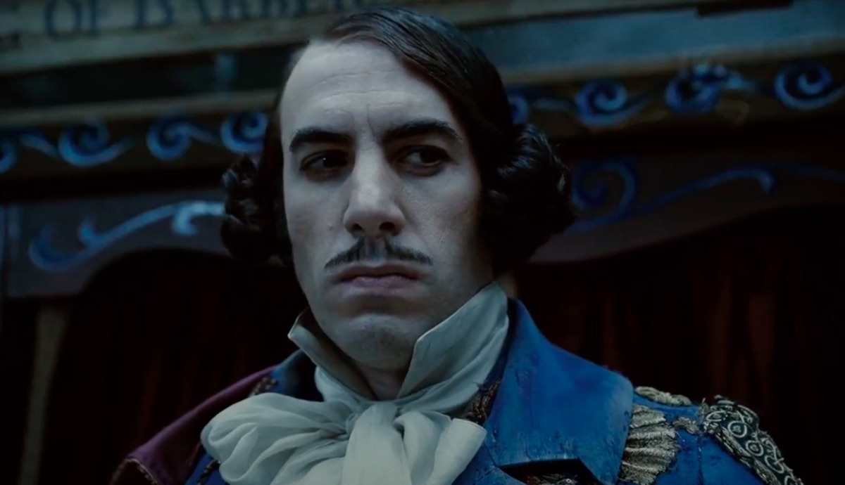 Sacha Baron Cohen in Sweeney Todd