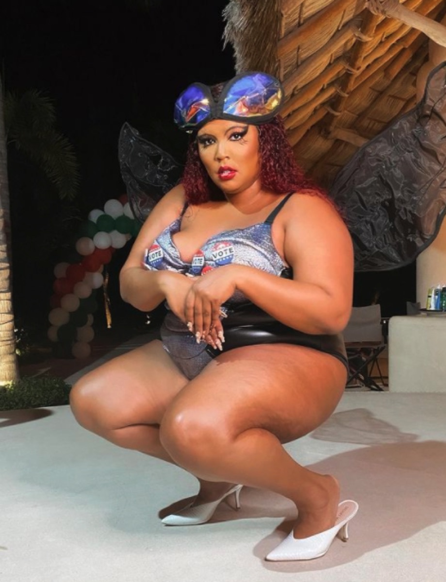 Lizzo in fly costume