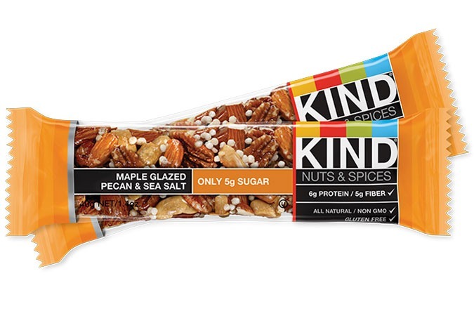 Kind Nuts and Spices Maple Glazed Pecan and Sea Salt - low carb snacks