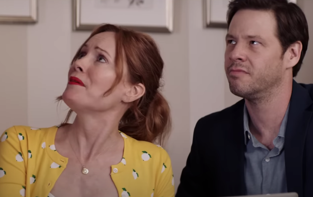 Leslie Mann and Ike Barinholtz in 