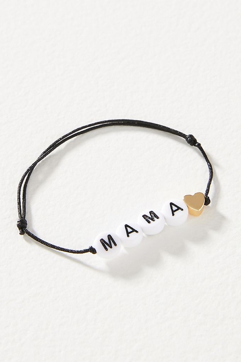 black bracelet with 