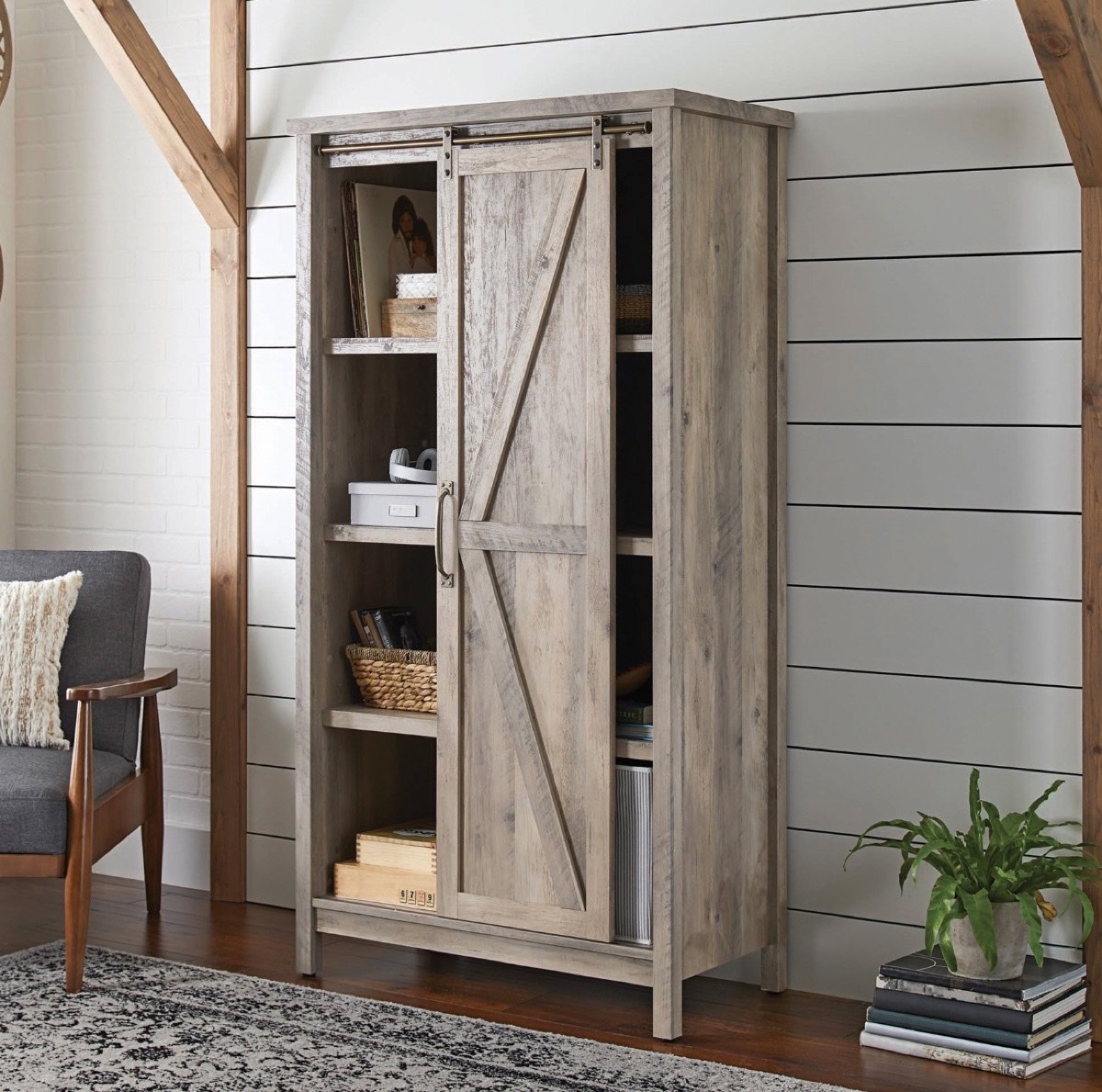 Walmart Farmhouse Bookshelf Storage Furniture