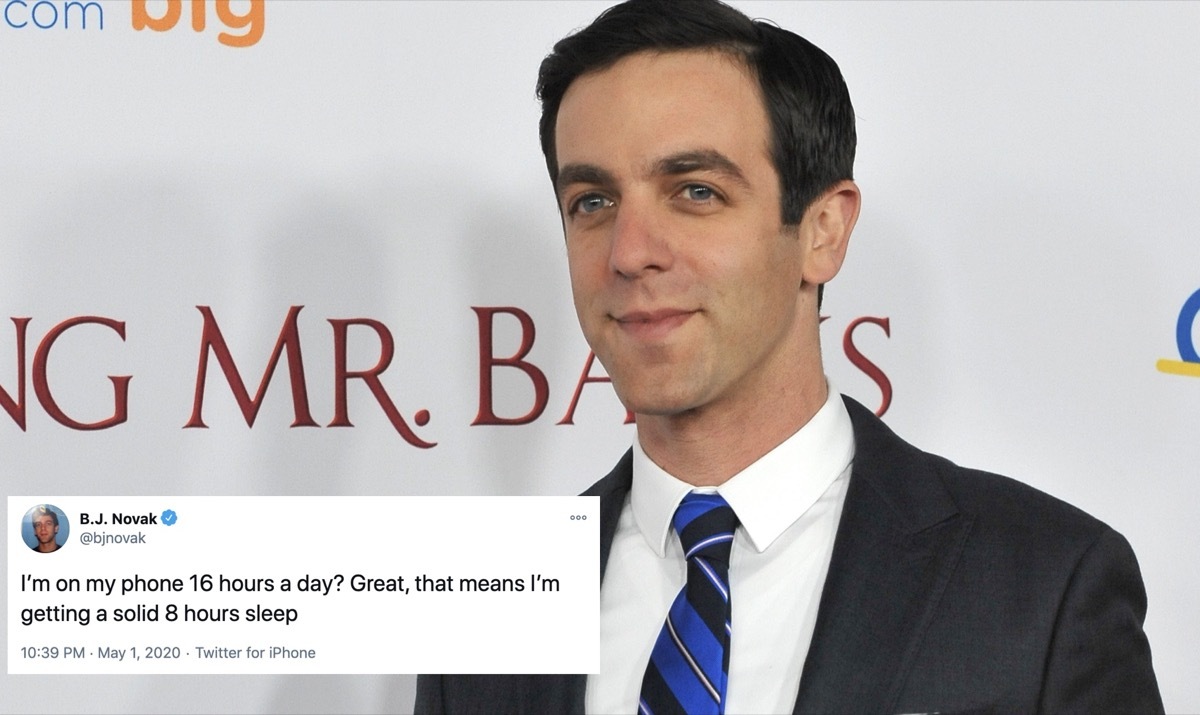 B.J. Novak and a Twitter Post