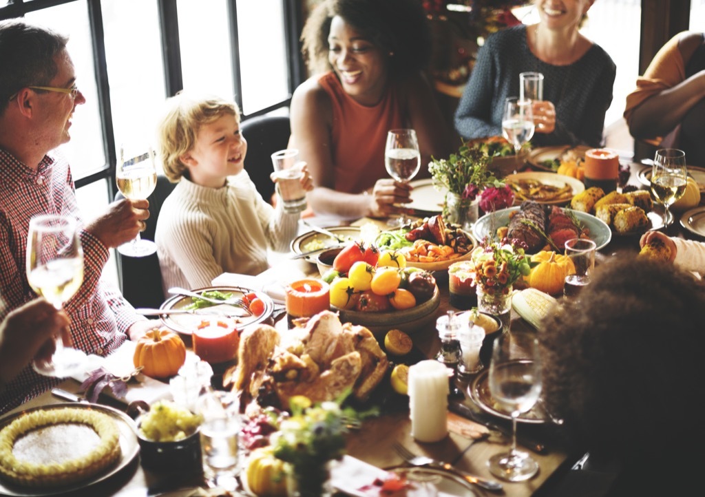 Family dinner potluck