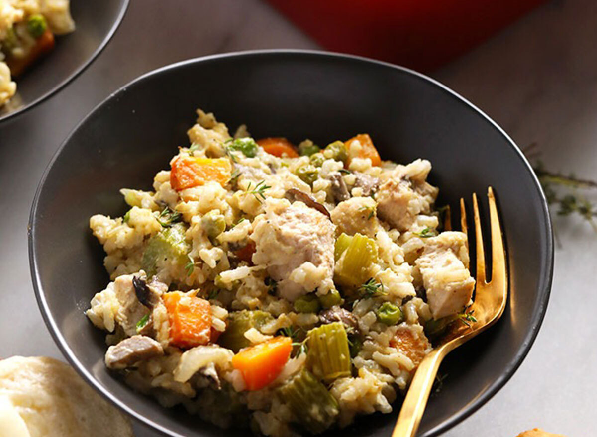 chicken pot pie casserole