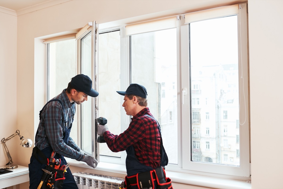 installing new windows in a home