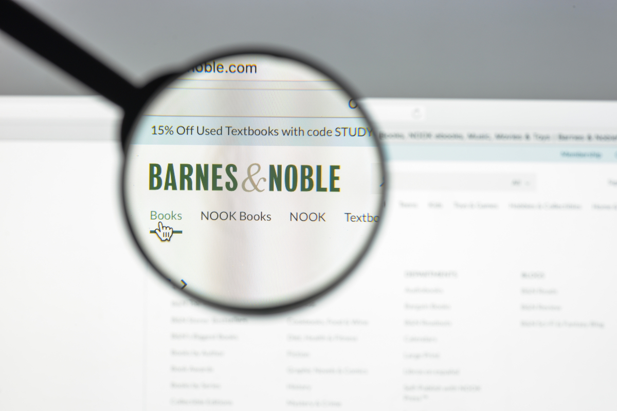 Barnes & Noble bookseller website