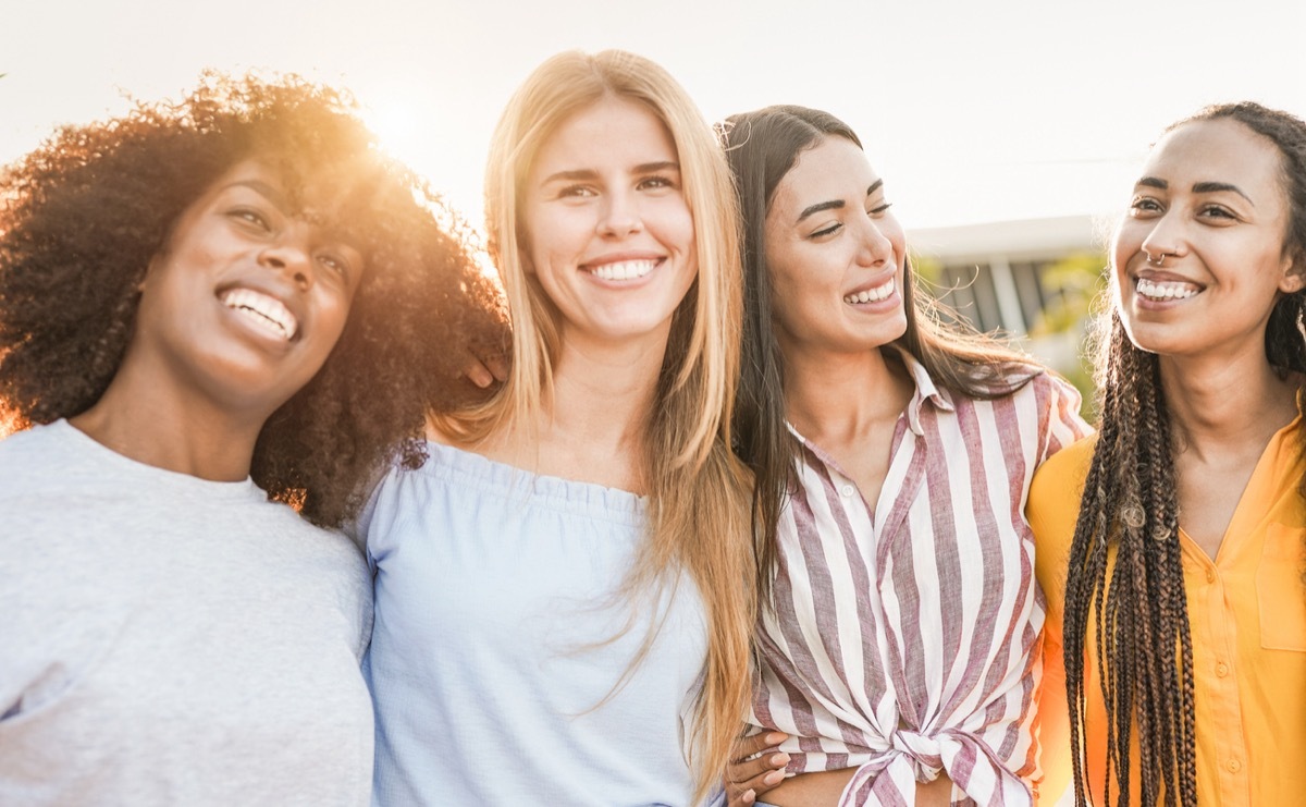 group of female friends