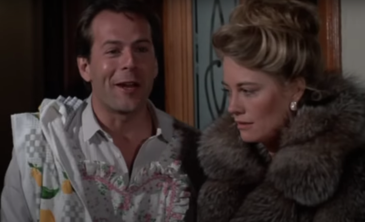 Bruce Willis and Cybill Shepherd in 