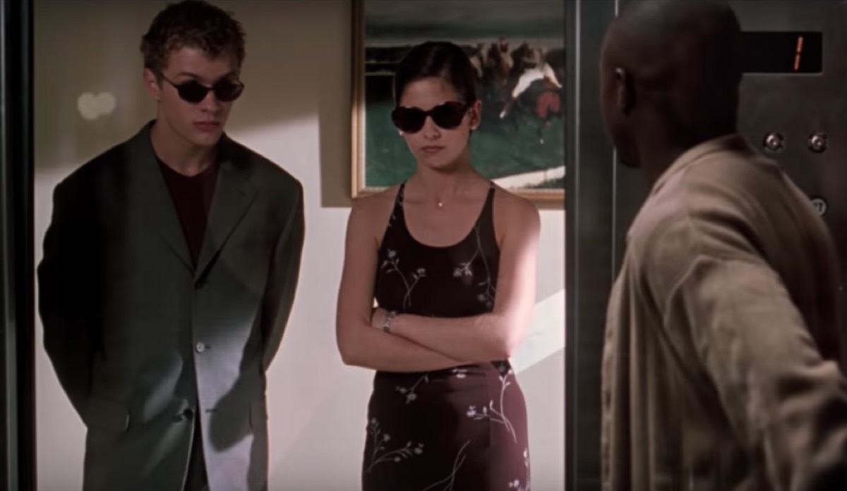 Ryan Phillippe and Sarah Michelle Gellar in Cruel Intentions