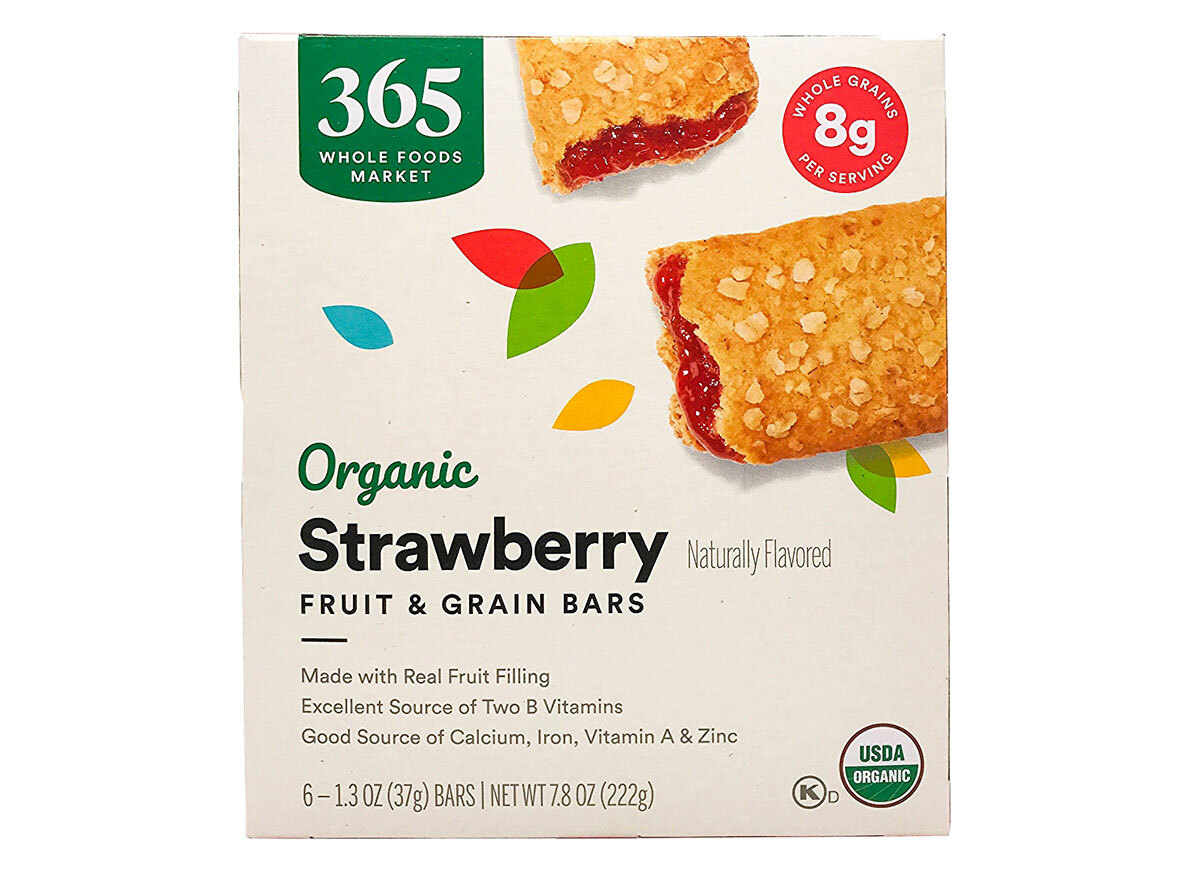 whole foods strawberry cereal bars