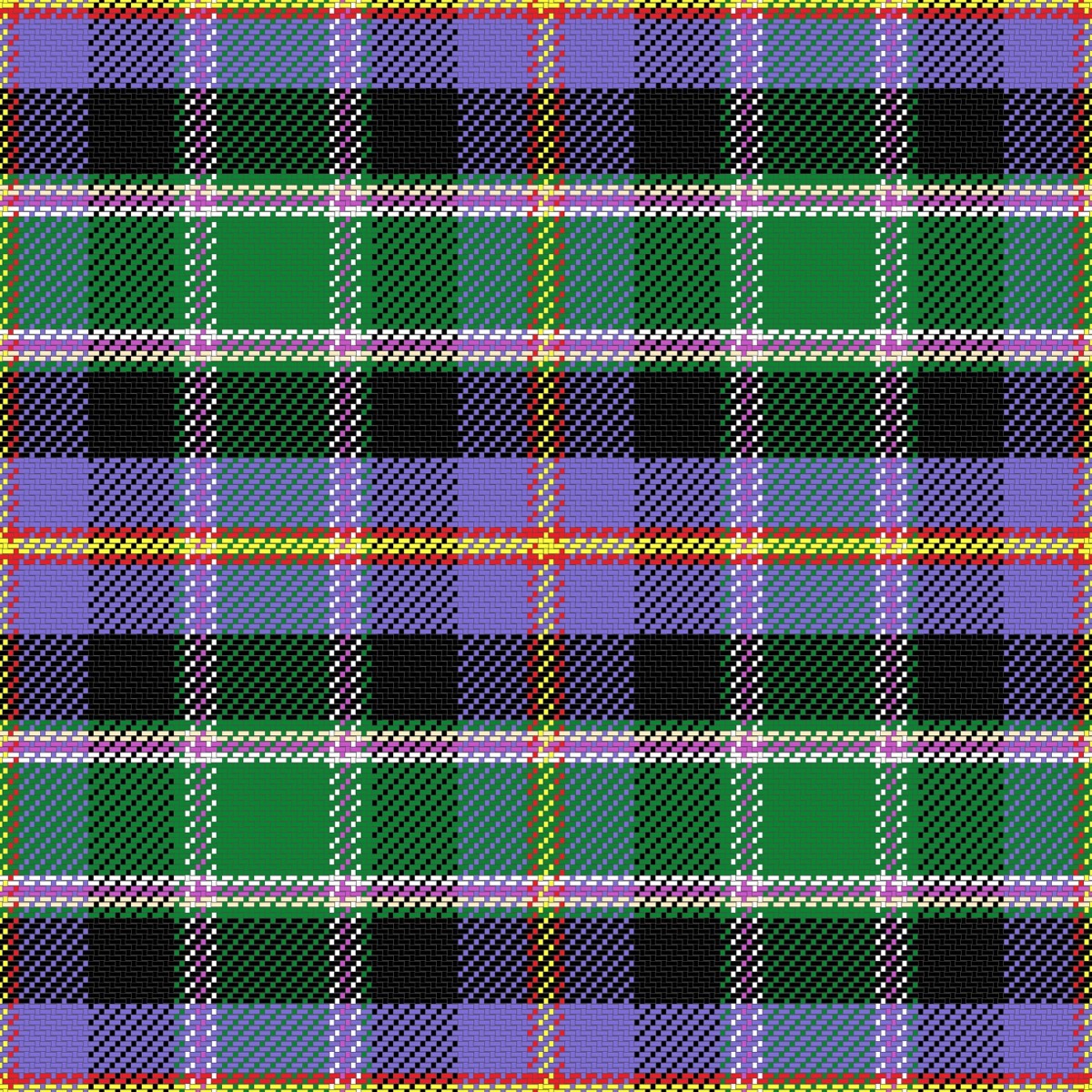 Colorado state tartan pattern