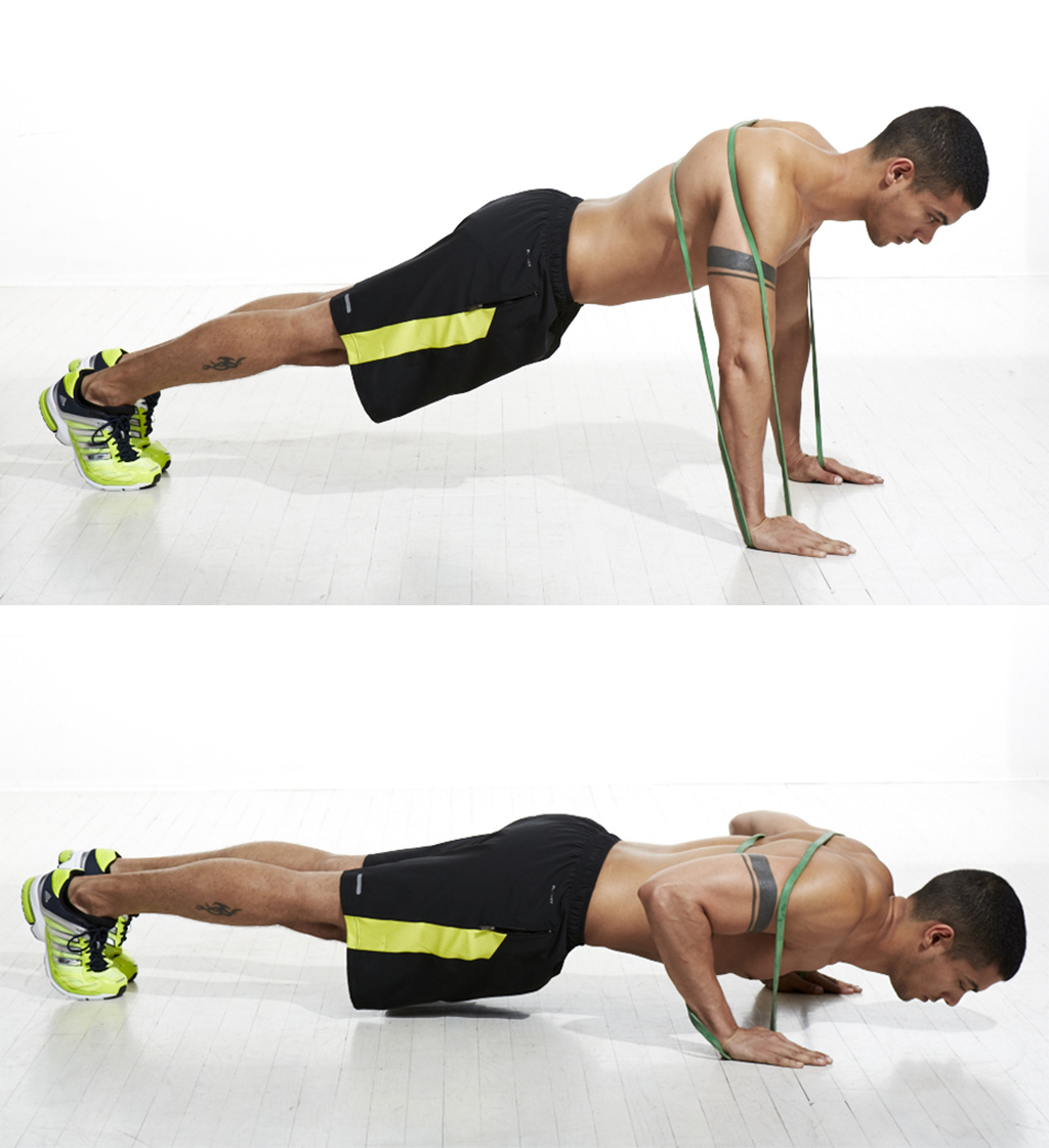 pushup body band workout