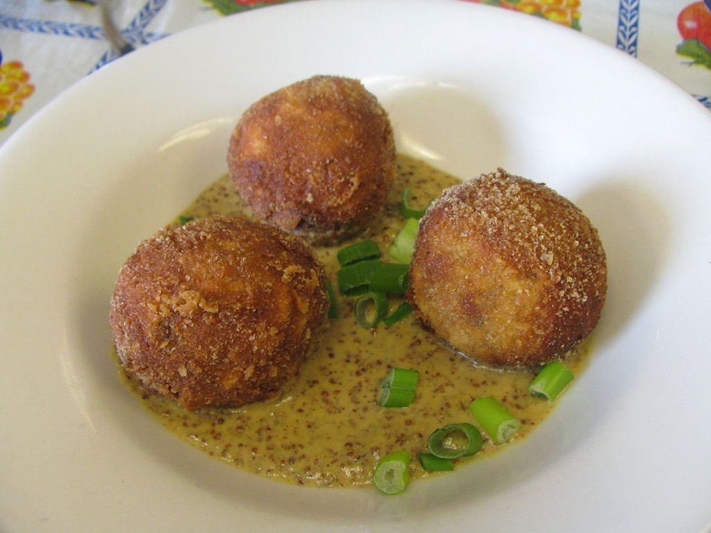 Boudin balls, Elizabeth's Restaurant local favorites 