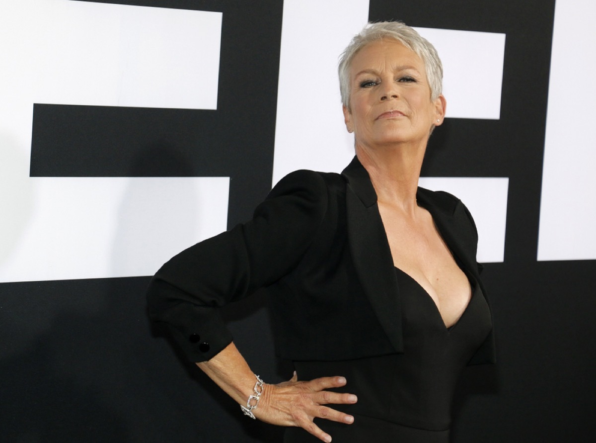 jamie lee curtis on the red carpet