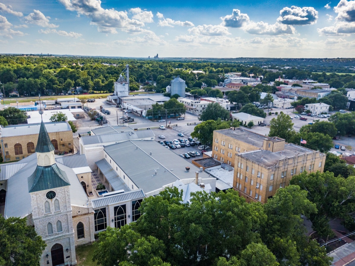 View of New Braunfels Texas. 