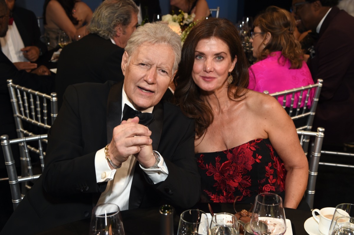 Alex and Jean Trebek in 2019