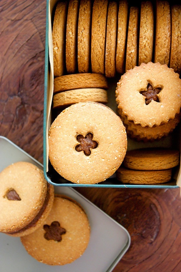 Quinoa and Almond Flour Cookies with Chai Spiced Almond Butter