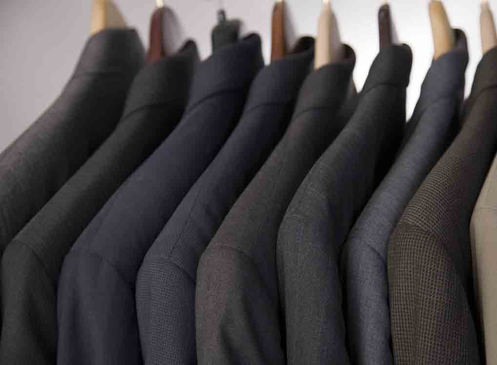 Closet of suits