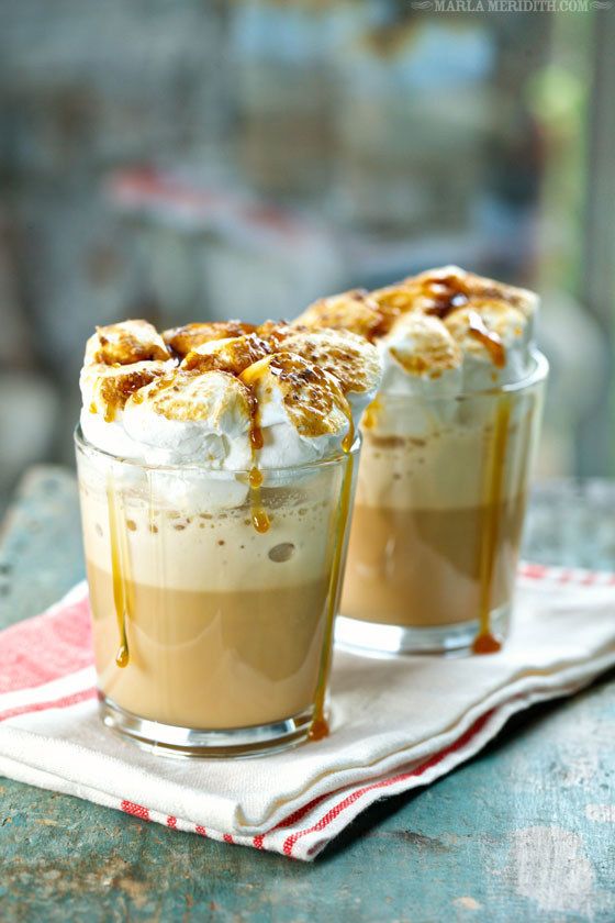 8.  Creamy Cookie Dough Iced Coffee