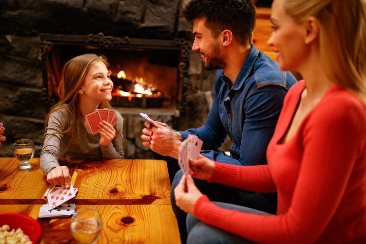 Family playing card game