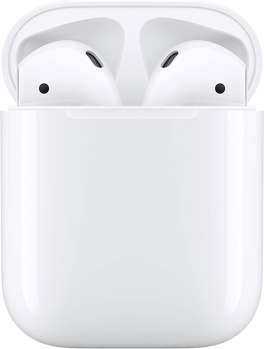 apple airpods in white case