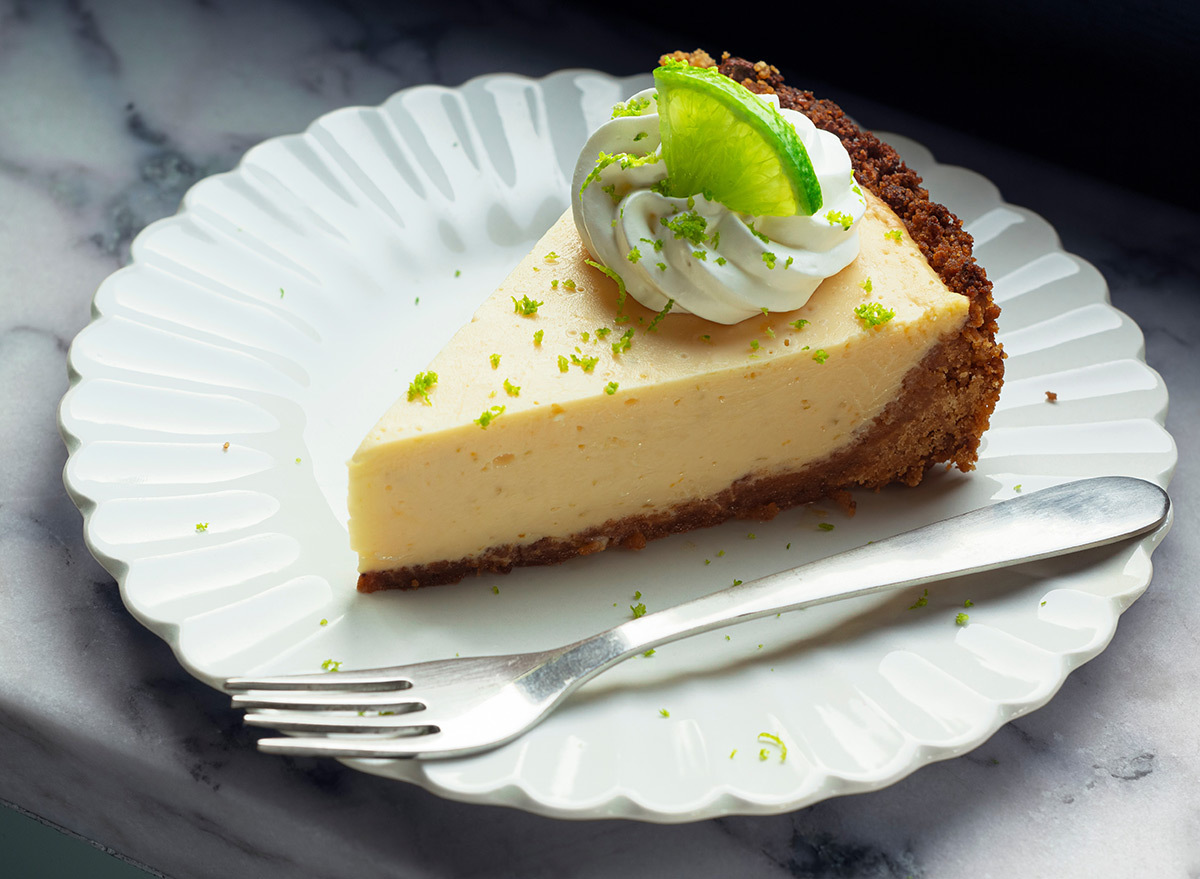 Key Lime Pie Slice