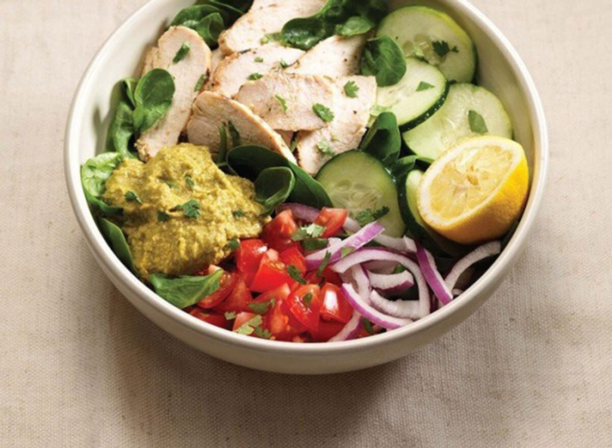 Power chicken hummus bowl from Panera