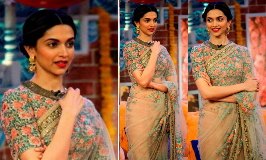 Deepika Padukone in saree | HerBeauty