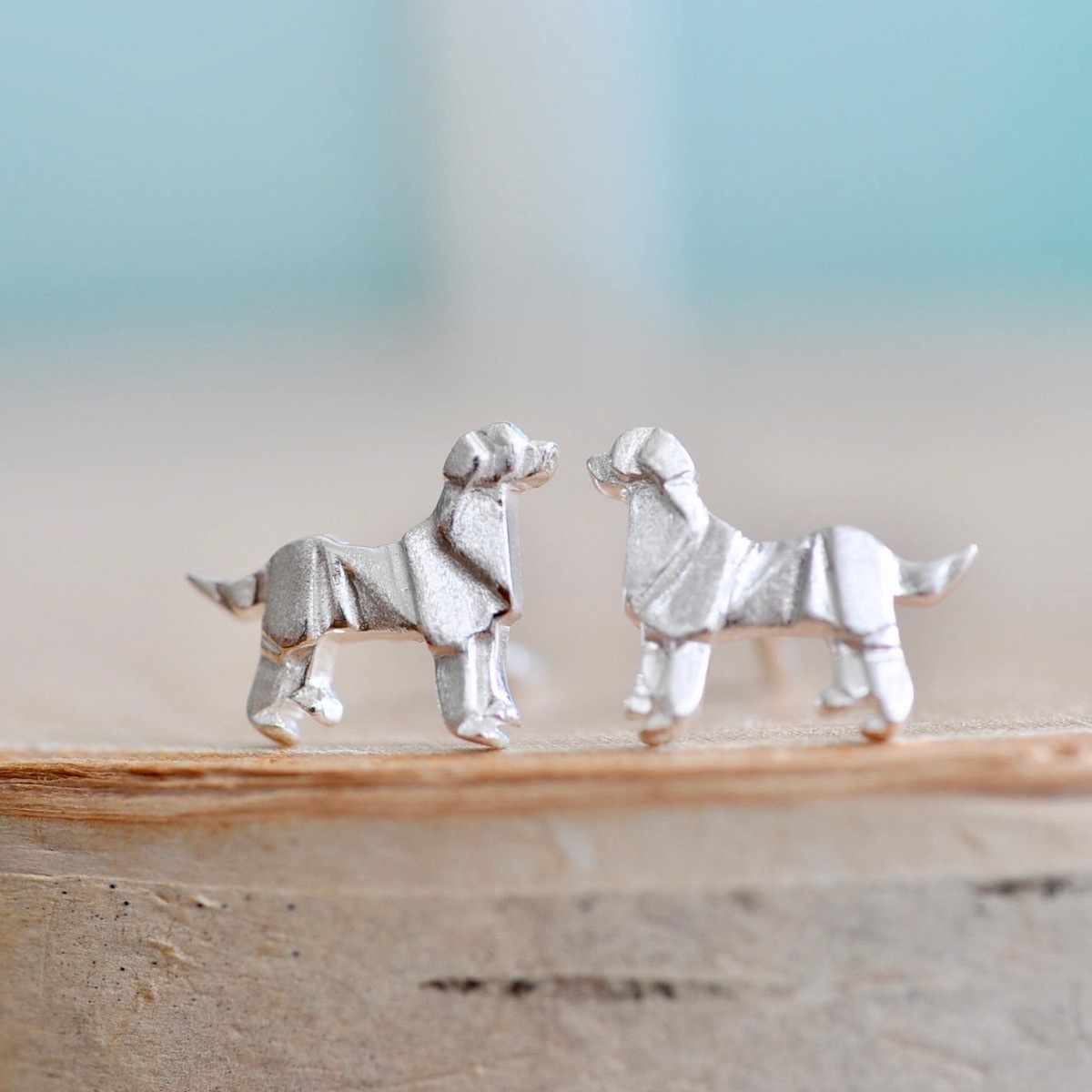 Origami Dog Earrings