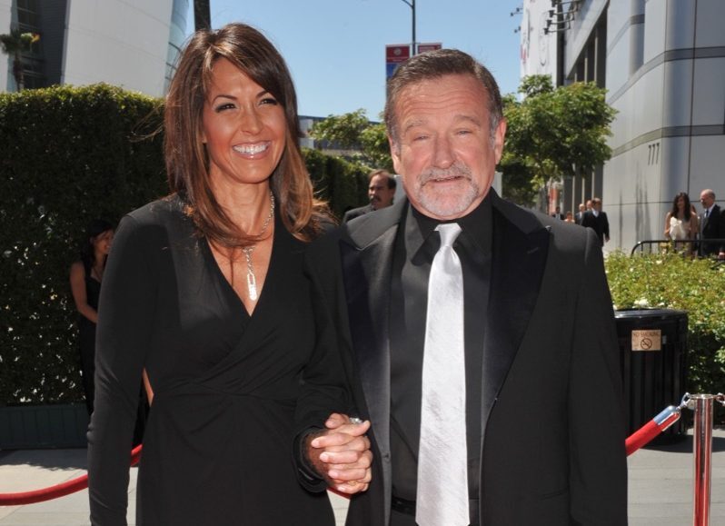 Robin Williams and Susan Schneider