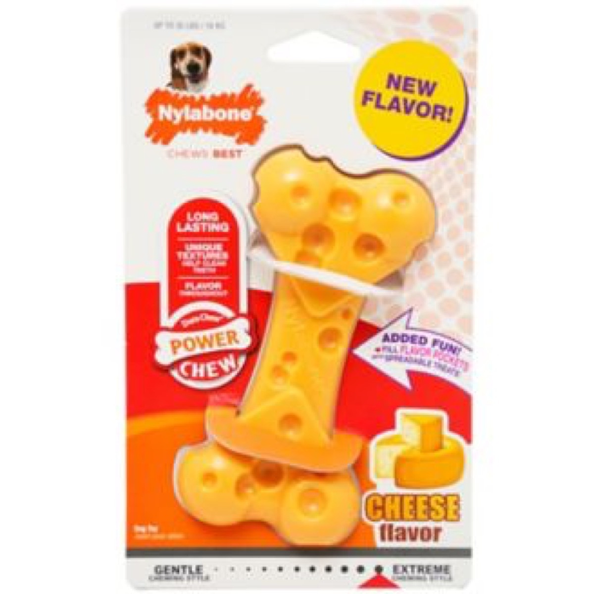 yellow dog bone, best chew toys for puppies