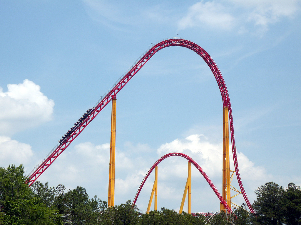 The Intimidator 305 Roller Coasters